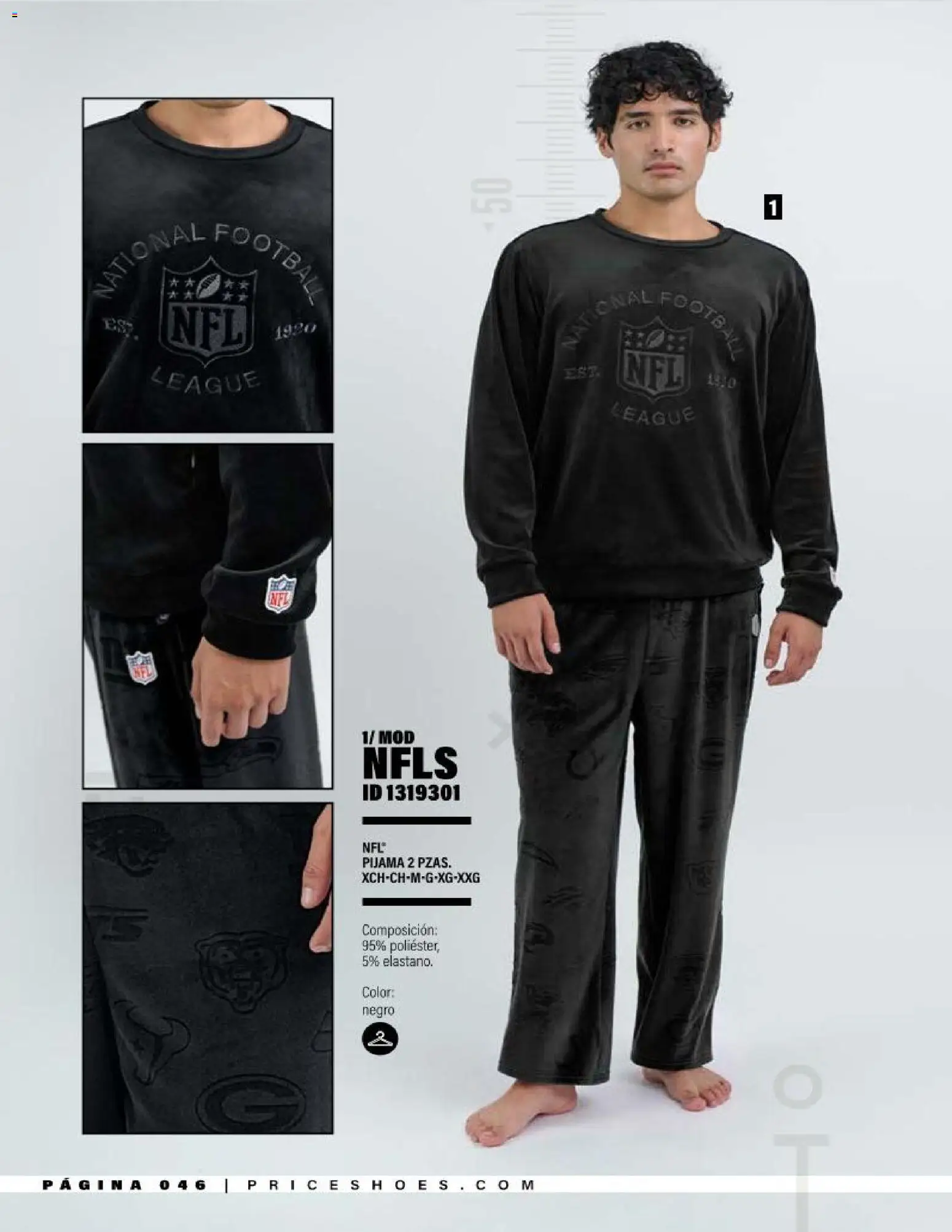 Nuevas ofertas de Price Shoes válidas en toda la República Mexicana desde el 01/09/2026. ¡Encuentra las mejores ofertas en Price Shoes catálogo NFL! | Página: 46 | Productos: Pijama