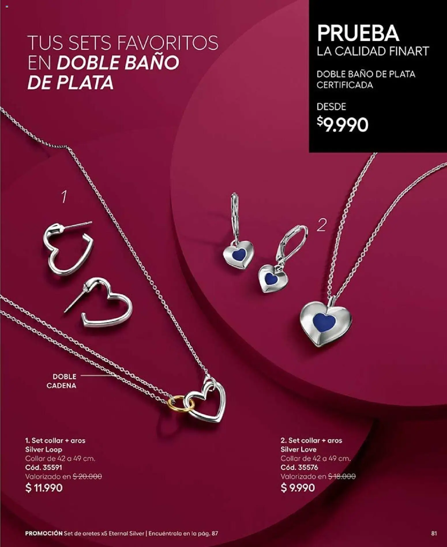 Catálogo Ésika Campaña 15 │ válido desde el 06.09.2026 | Página: 83 | Productos: Baño, Collar, Aros, Cadena