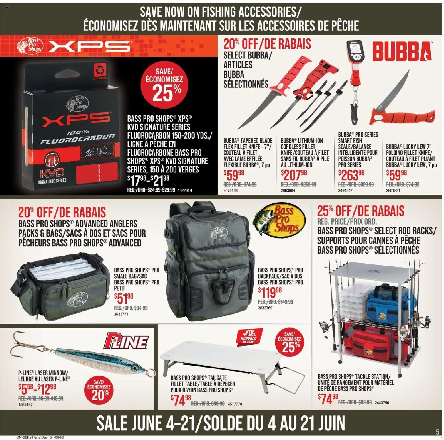 Cabelas flyer valid from 04.06.2026 | Page: 5 | Products: Fish