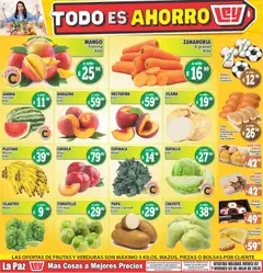 Vista previa de Casa Ley folleto Las ofertas de frutas y verdunas, nuevo folleto de la tienda, válido en México a partir del 02/07/2026