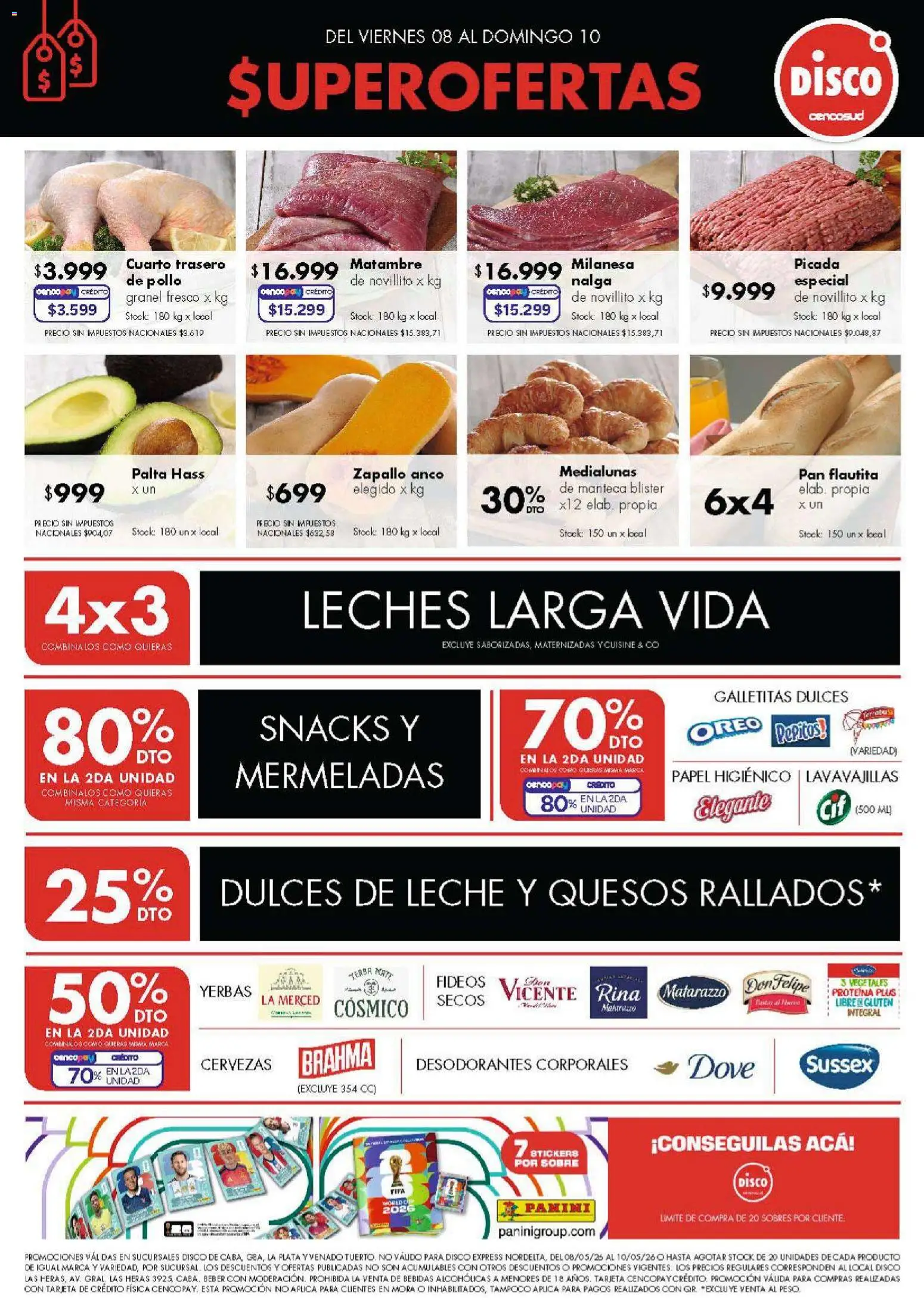 Disco - Superofertas │ válido desde el 08.05.2026 | Página: 1 | Productos: Disco, Galletitas, Yerba, Manteca