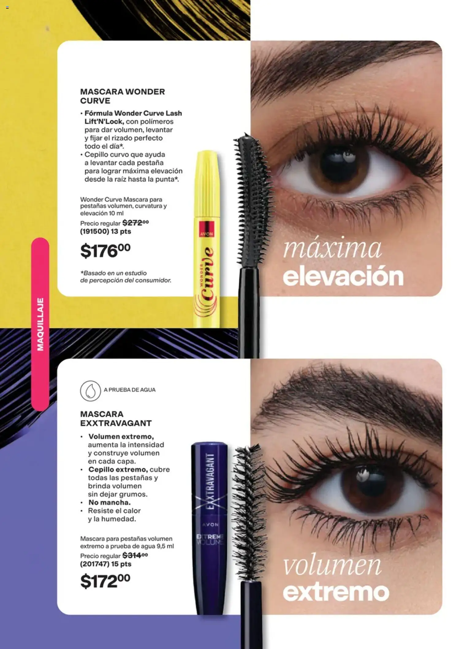 Nuevas ofertas de AVON válidas en toda la República Mexicana desde el 02/10/2026. ¡Encuentra las mejores ofertas en AVON campaña 15 2026! | Página: 32 | Productos: Cepillo, Máscara, Agua, Maquillaje