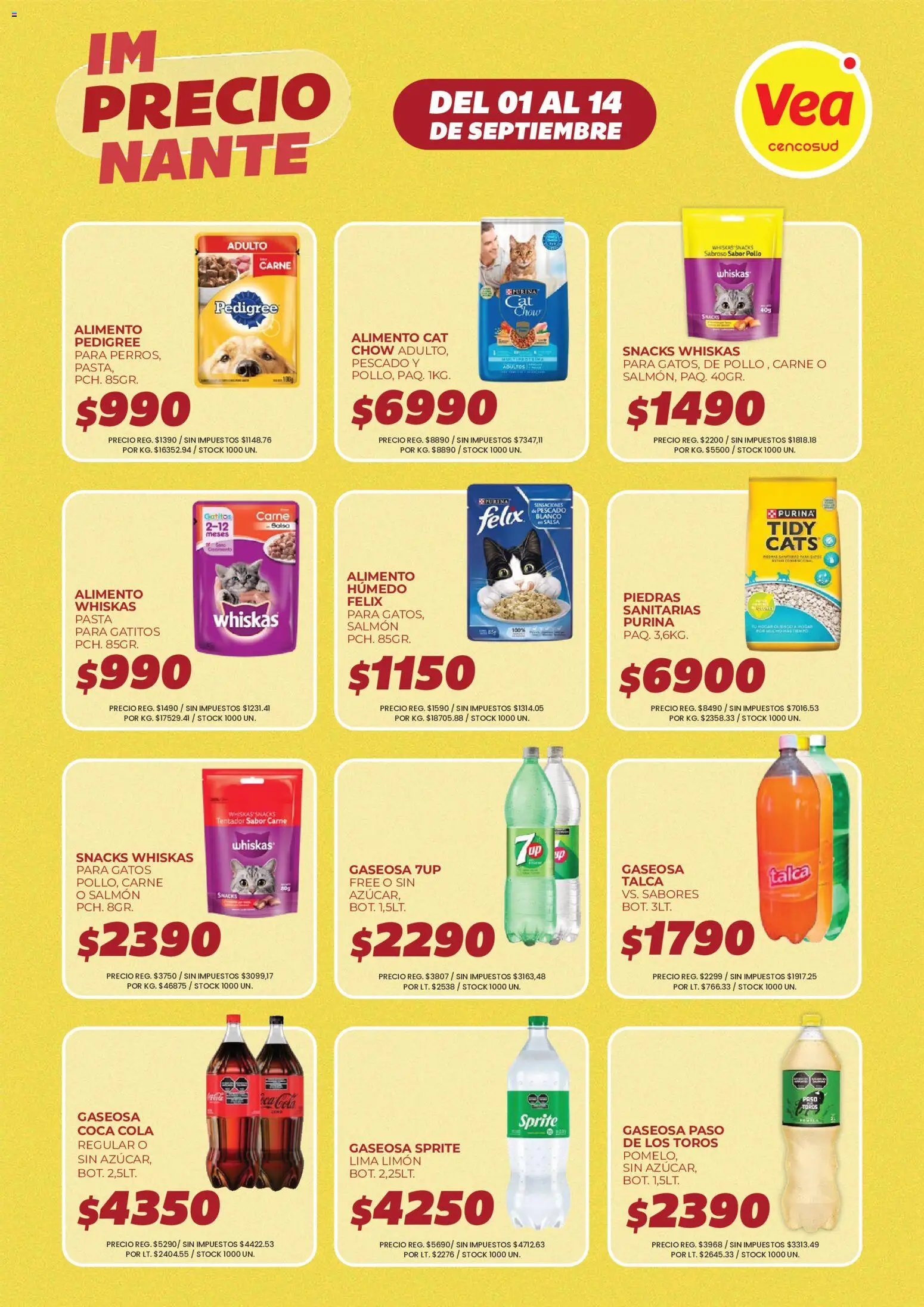 Vea - VOLANTE IMPRECIONANTE CUYO │ válido desde el 01/09/2026 | Página: 7 | Productos: Pollo, Pescado, Carne, Snacks