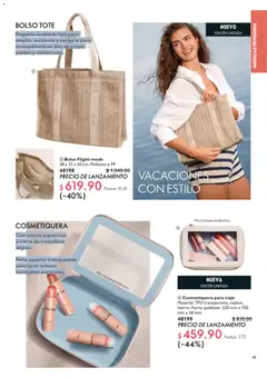 Vista previa de Oriflame campaña 11 2026, nuevo folleto de la tienda, válido en México a partir del 01/08/2026 | Página: 49 | Productos: Bolso, Maquillaje