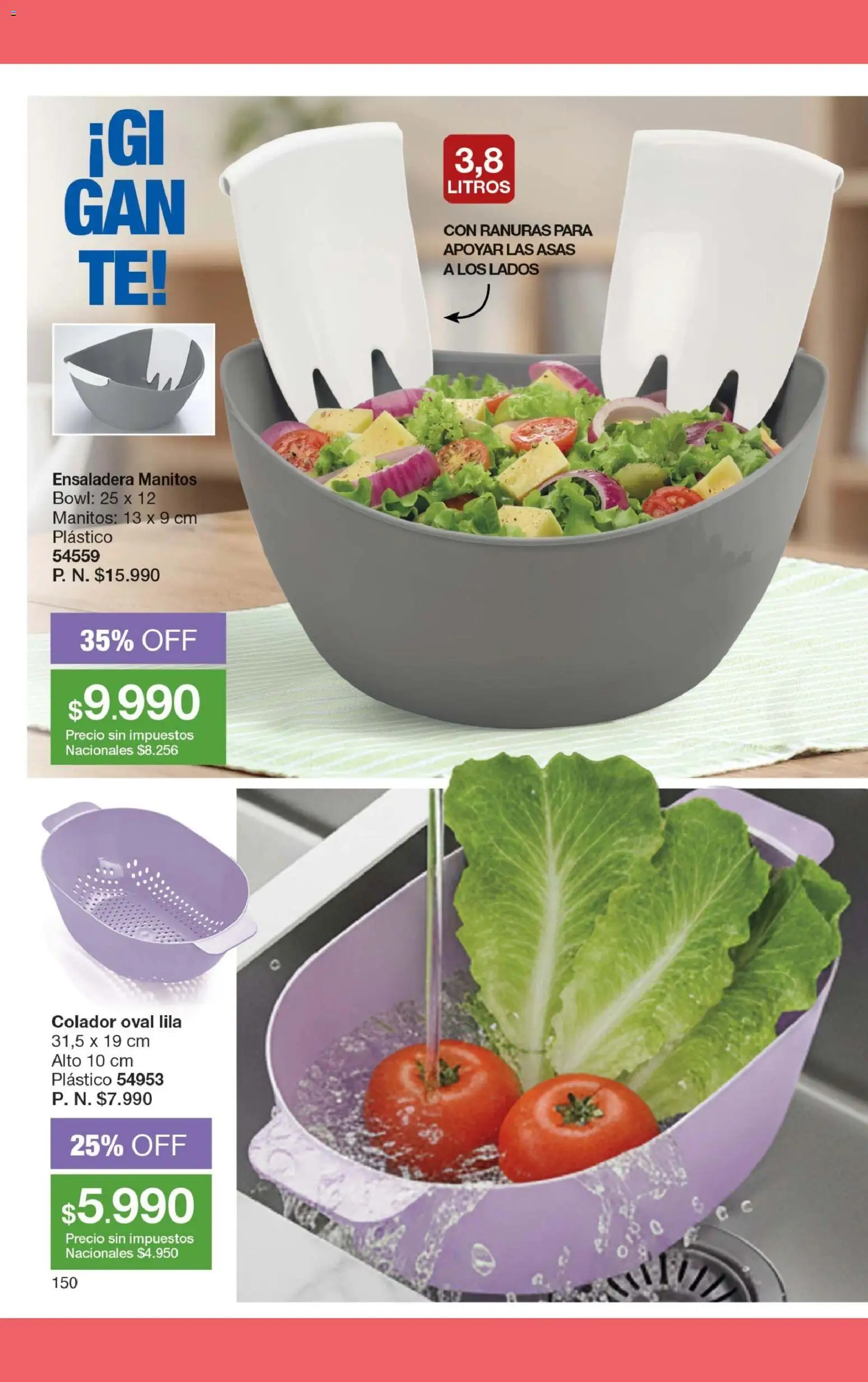 Gigot - CAMPAÑA 10 │ válido desde el 18.06.2026 | Página: 158 | Productos: Bowl, Colador, Ensaladera