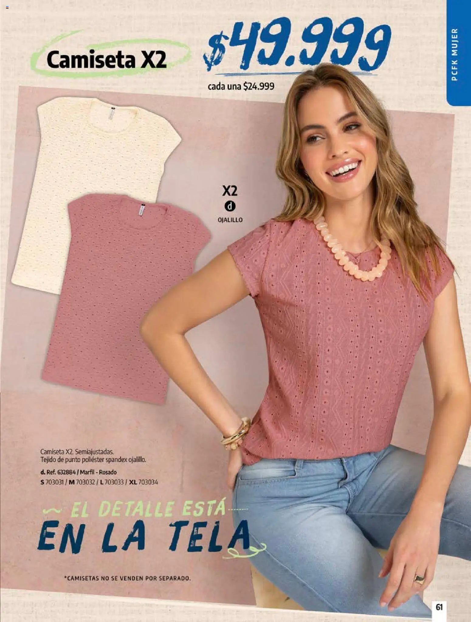 Pacifika revista - valida desde el 12/07/2026 | Página: 61 | Productos: Camiseta