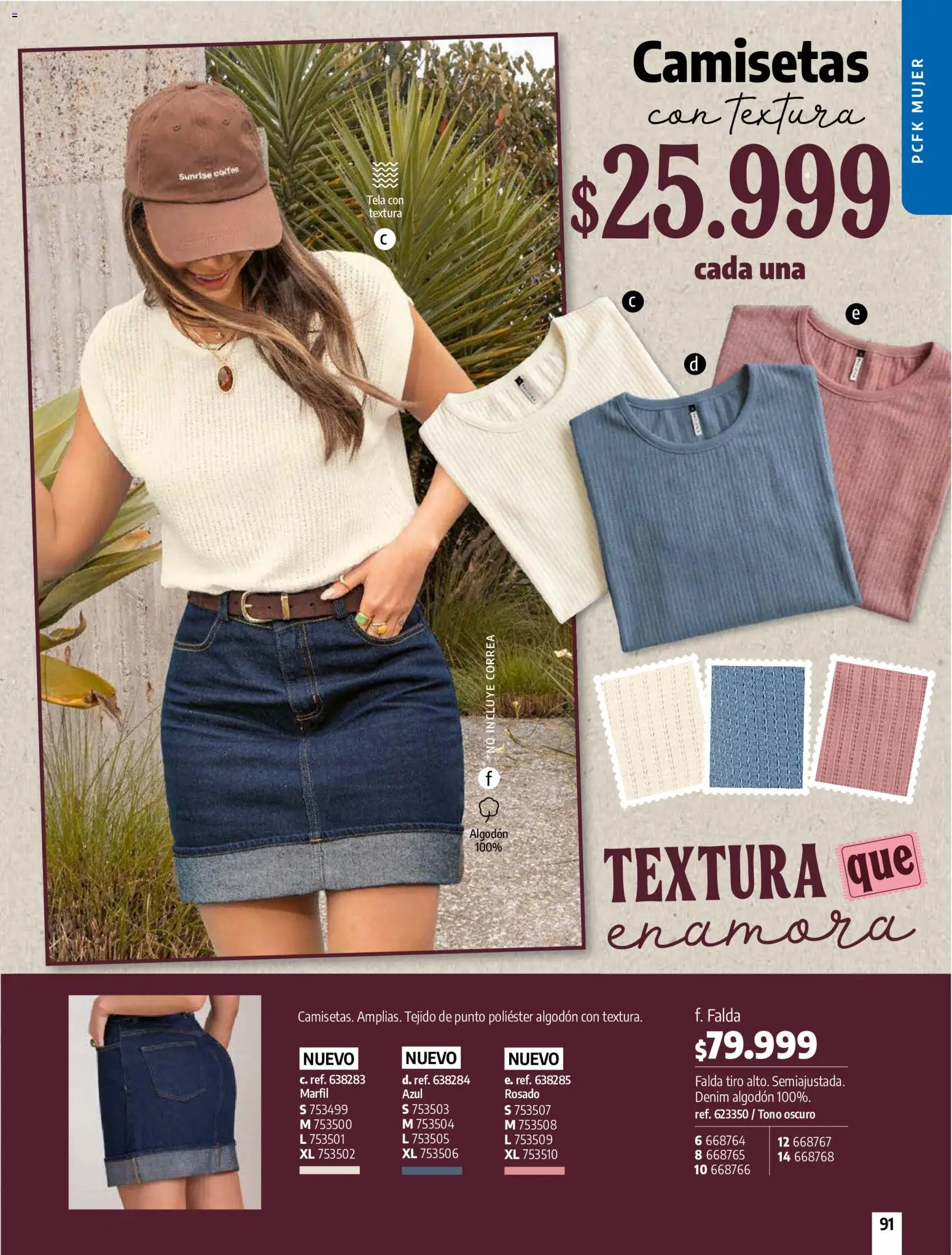 Pacifika revista - valida desde el 21/07/2026 | Página: 90 | Productos: Algodón, Falda