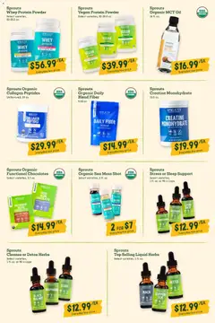 Preview of Sprouts weekly ads valid from 29.04.2026 | Page: 37 | Products: Creatine, Powder, Oil, Lemon