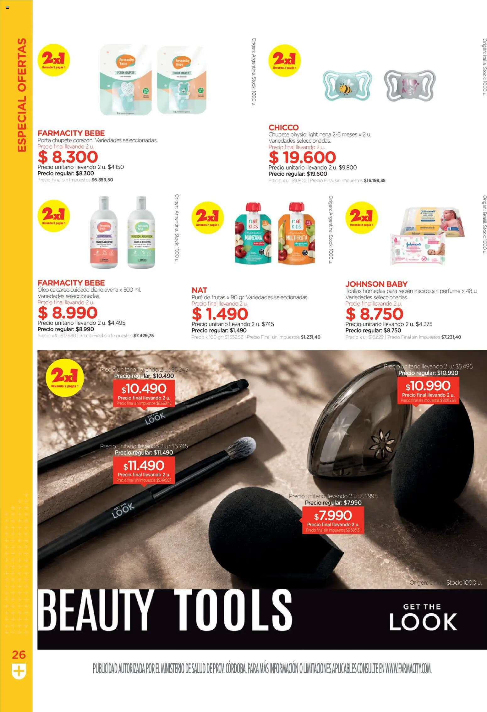 Farmacity catálogo │ válido desde el 02.06.2026 | Página: 26 | Productos: Toallas, Perfume, Avena, Manzana