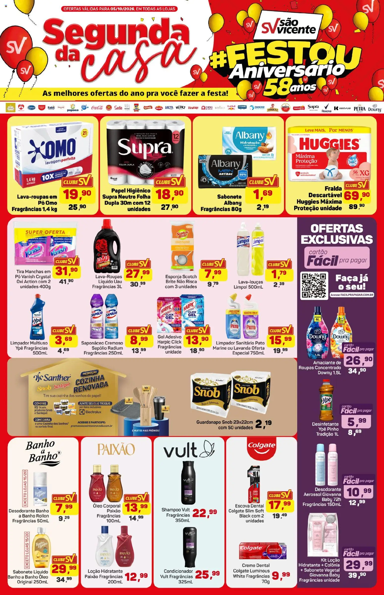 Supermercados São Vicente Folheto - válido de 05/10/2026 | Página: 1