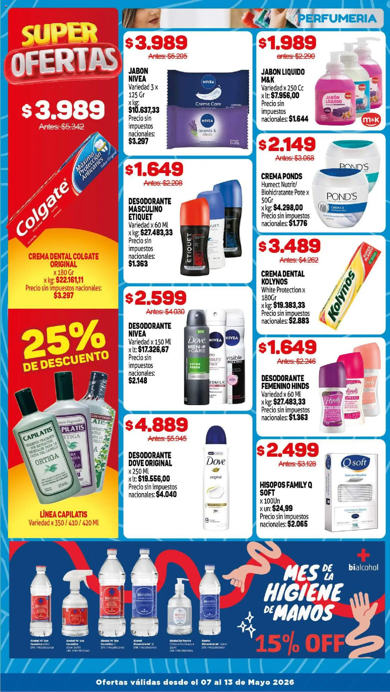 Makro ofertas │ válido desde el 07.05.2026 | Página: 12 | Productos: Jabón líquido, Shampoo, Desodorante, Crema