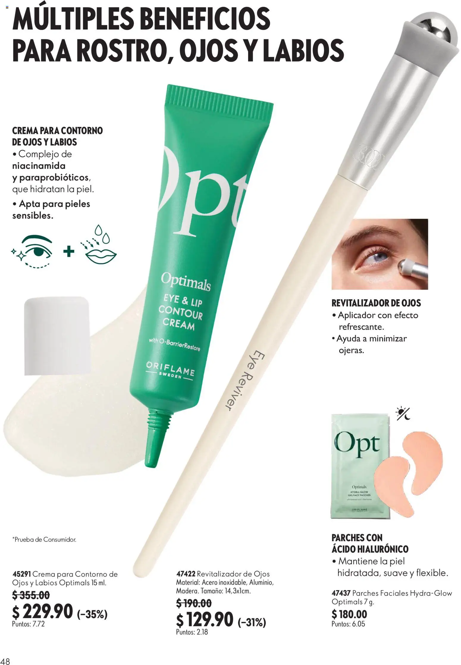 Nuevas ofertas de Oriflame válidas en toda la República Mexicana desde el 03/10/2026. ¡Encuentra las mejores ofertas en Oriflame campaña 14 2026! | Página: 48