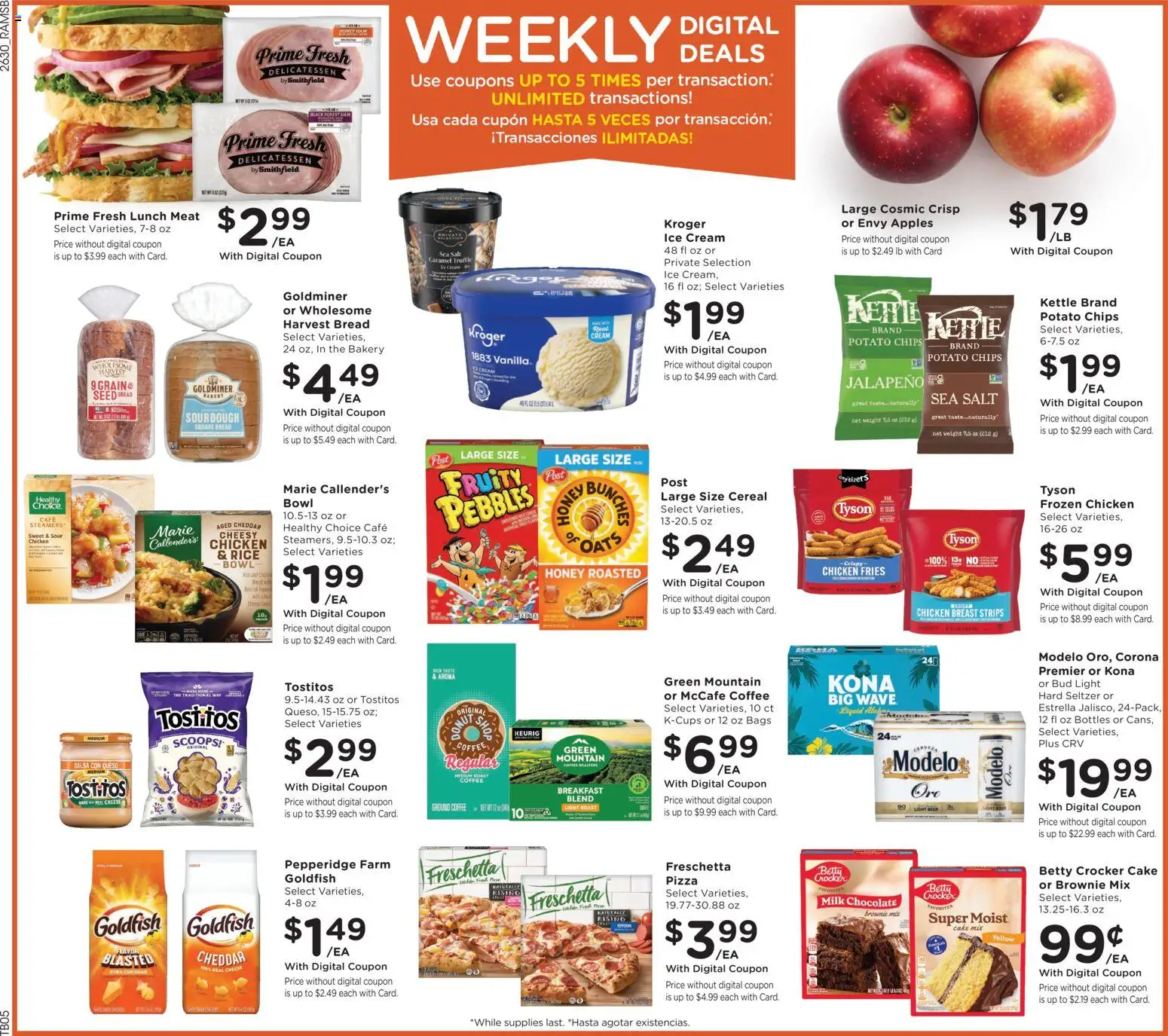 Ralphs Weekly Ad - valid from 08/26/2026 | Page: 3 | Products: Chocolate, Rice, Ice cream, Kettle