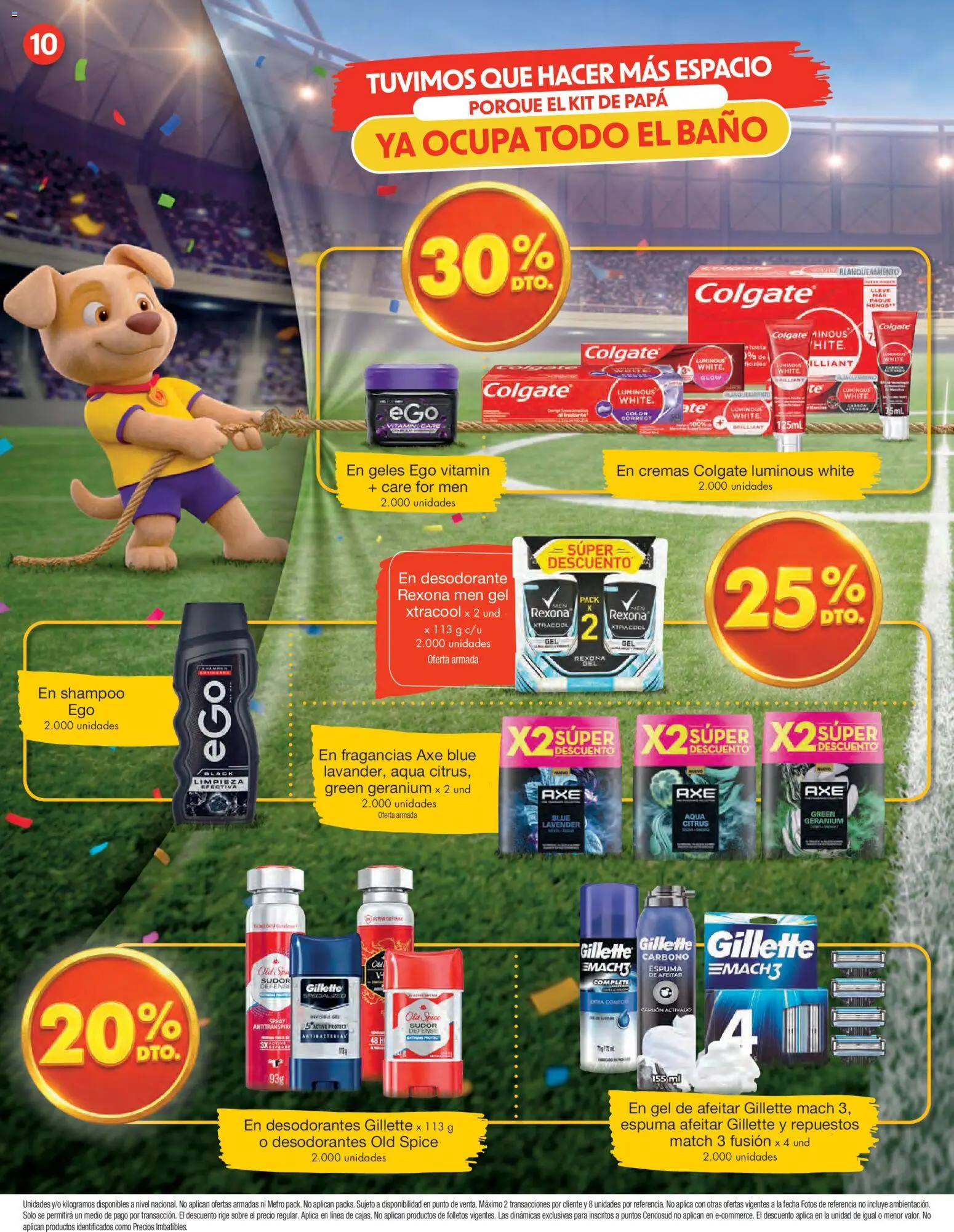 Metro revista - valida desde el 28.05.2026 | Página: 10 | Productos: Espuma, Sobre, Desodorante, Papa
