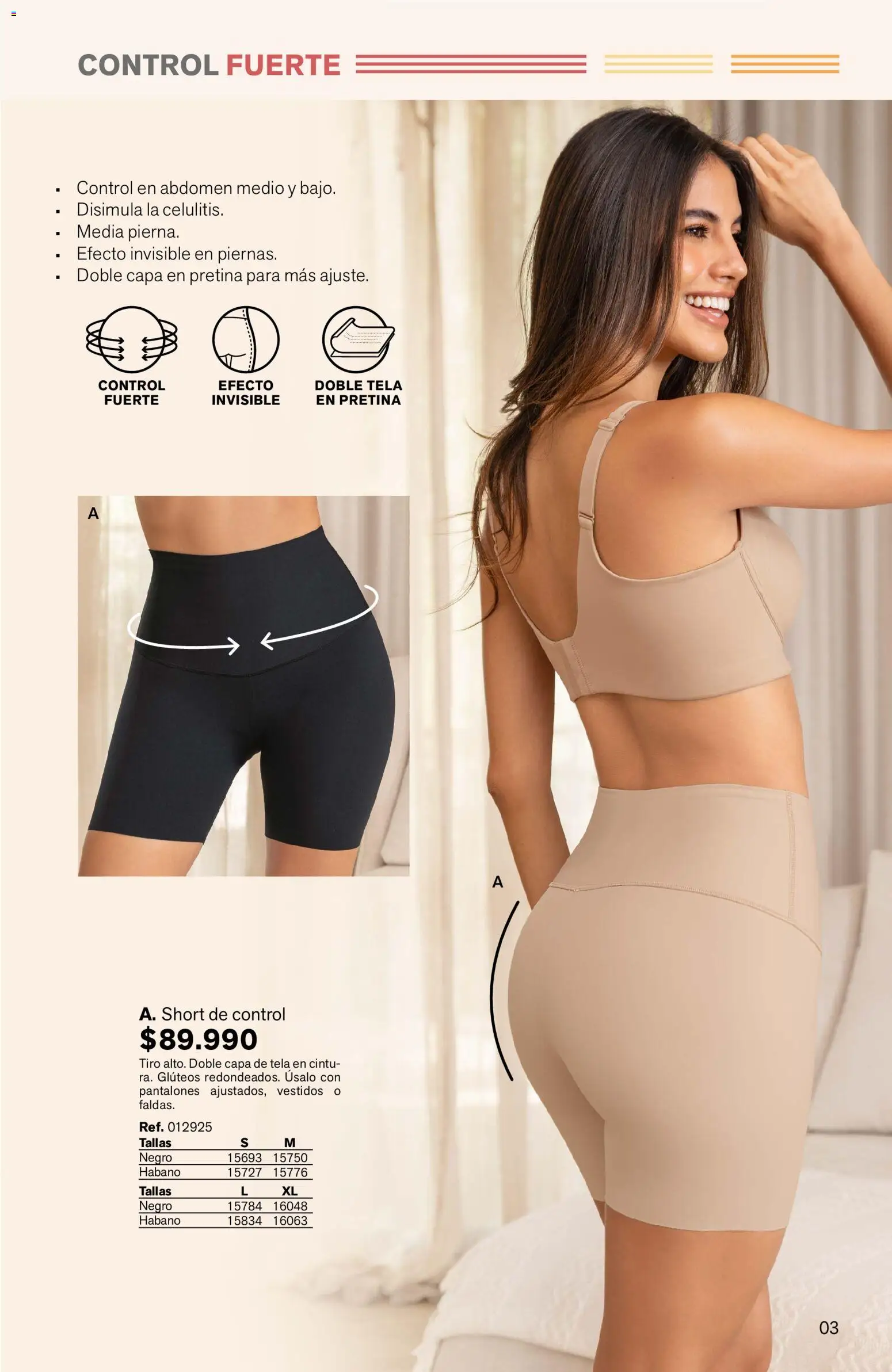 Leonisa revista - valida desde el 15.05.2026 | Página: 3 | Productos: Short, Pantalones