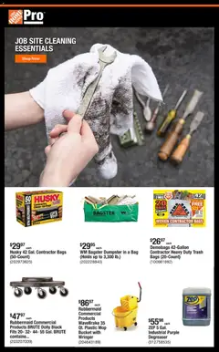 Preview of Home Depot weekly ads valid from 09/14/2026