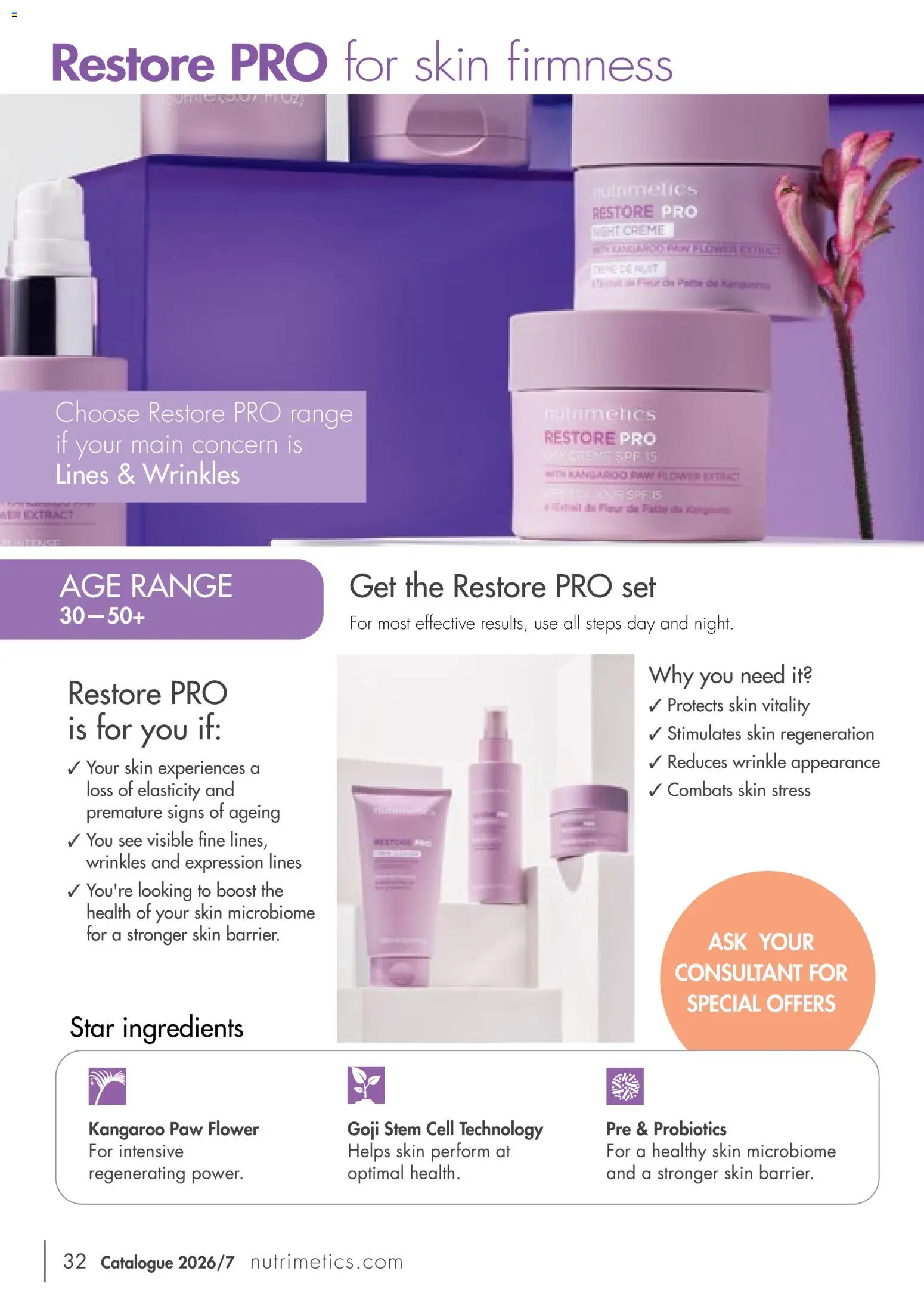 Nutrimetics catalogue - valid from 01/09/2026 | Page: 32 | Products: Ingredients, Probiotics