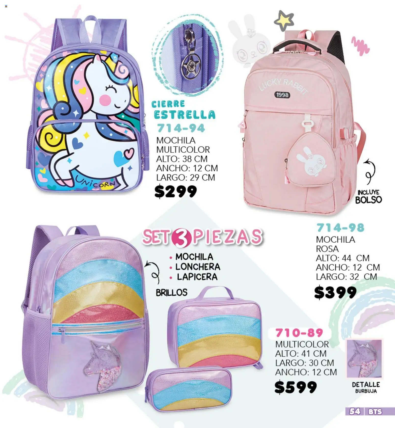 Nuevas ofertas de Cklass válidas en toda la República Mexicana desde el 09.06.2026. ¡Encuentra las mejores ofertas en Cklass catálogo Escolar! | Página: 55 | Productos: Bolso, Mochila