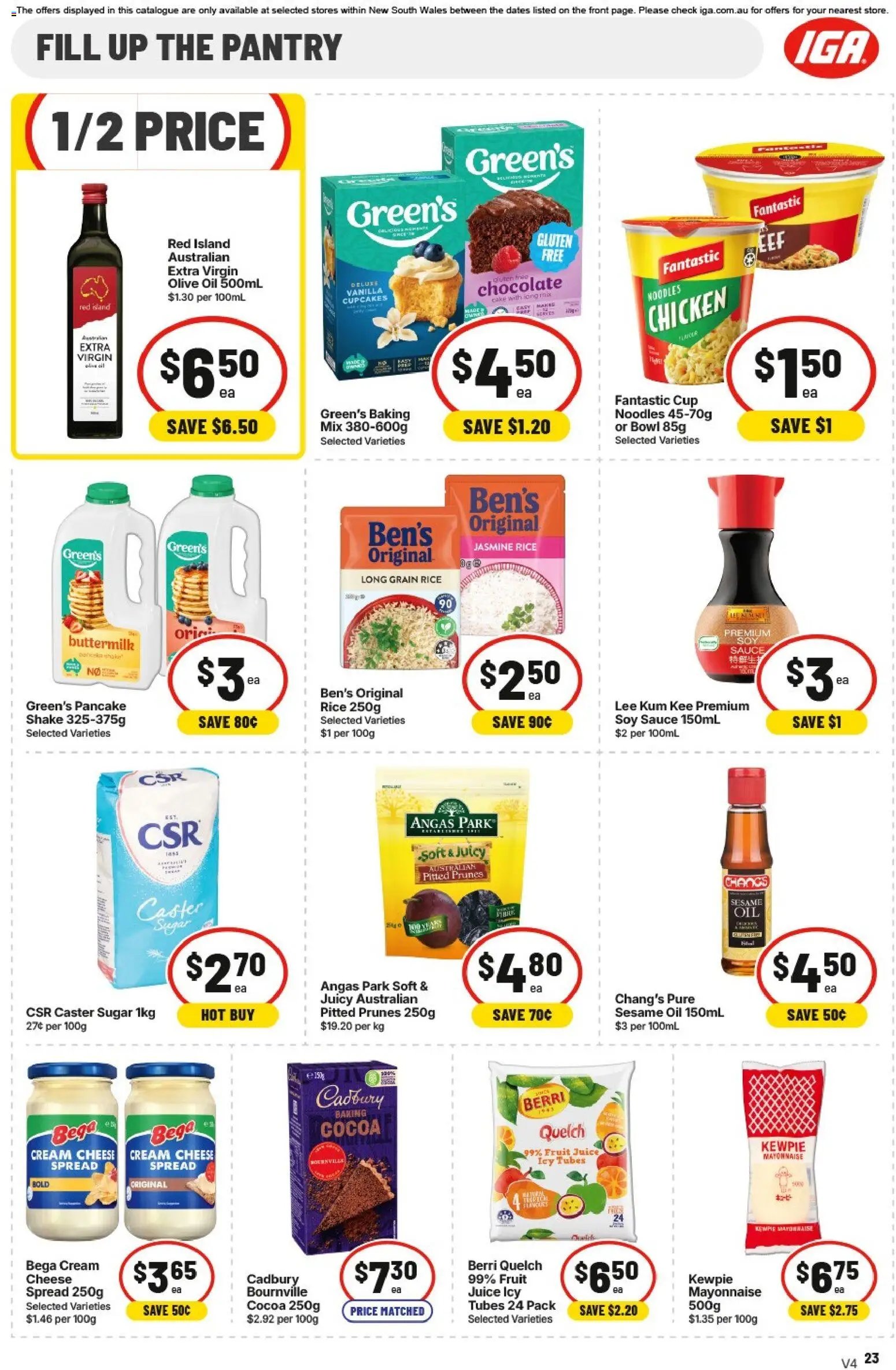 IGA catalogue - valid from 26/08/2026 | Page: 21 | Products: Oil, Soy sauce, Fruit, Vanilla