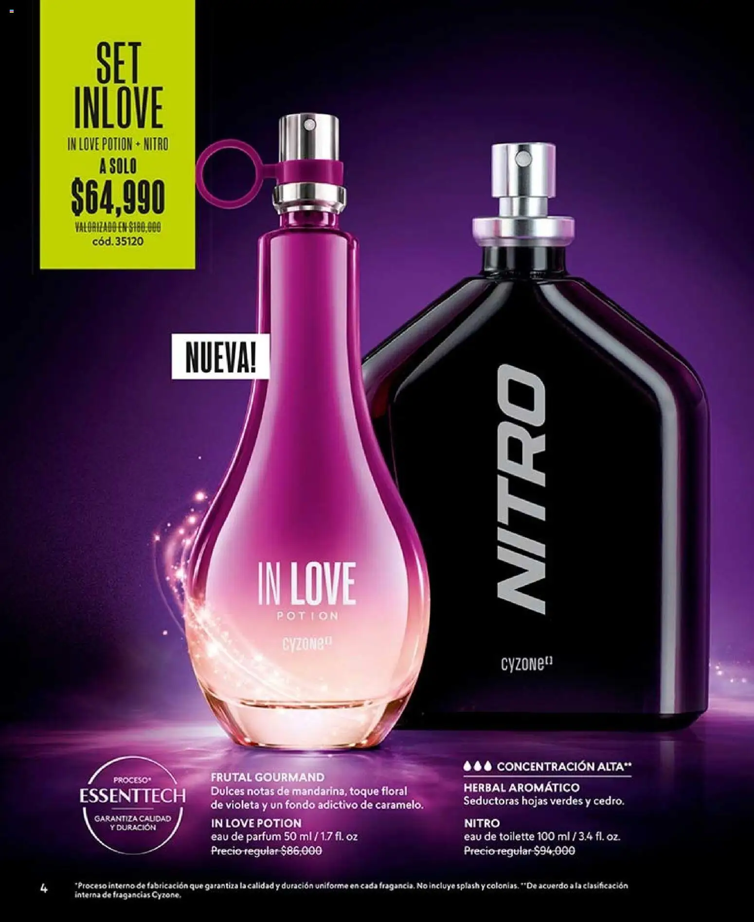 CyZone revista - valida desde el 07/09/2026 | Página: 4 | Productos: Eau de toilette, Dulces