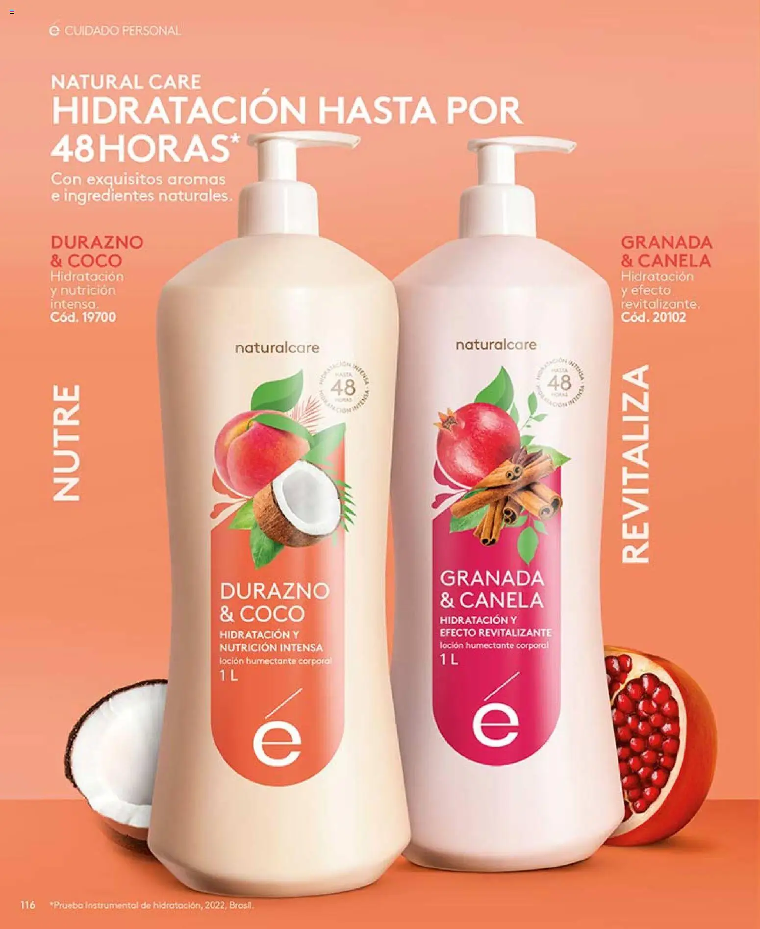 Ésika revista - valida desde el 13.03.2026 | Página: 116 | Productos: Loción, Coco, Durazno