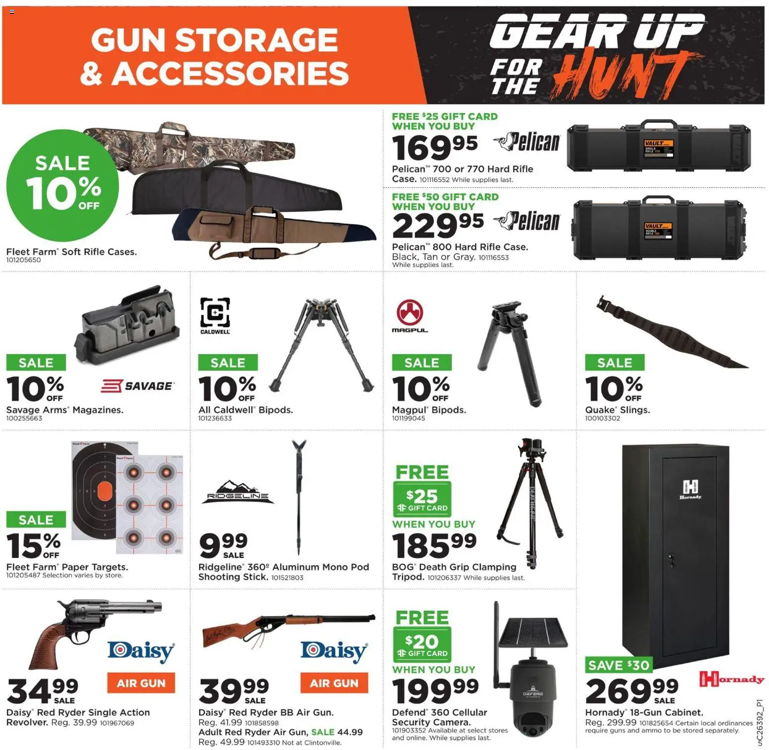 Mills Fleet Farm Gear Up Hunt - valid from 09/21/2026 | Page: 5 | Products: Gun, Ammo, Rifle