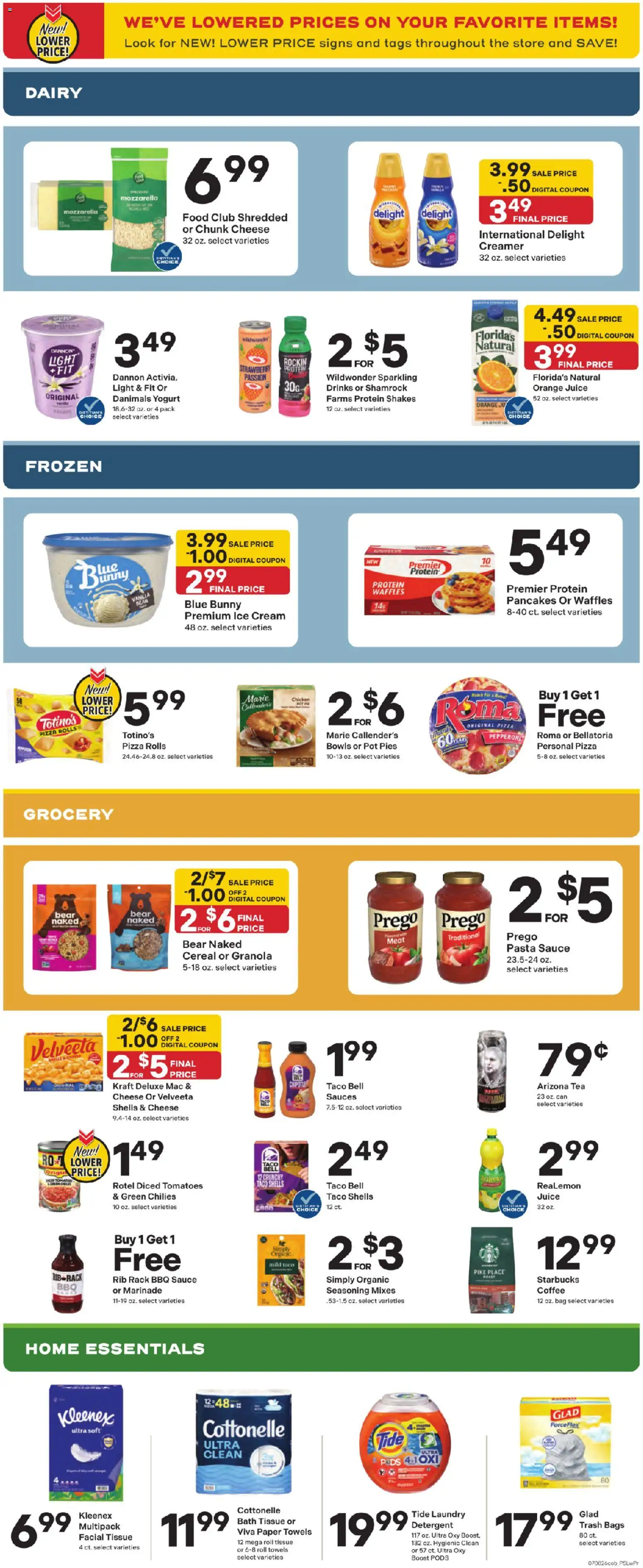 Coborn's Weekly Ad - valid from 07/08/2026 | Page: 5 | Products: Bath, Yogurt, Cream, Bag