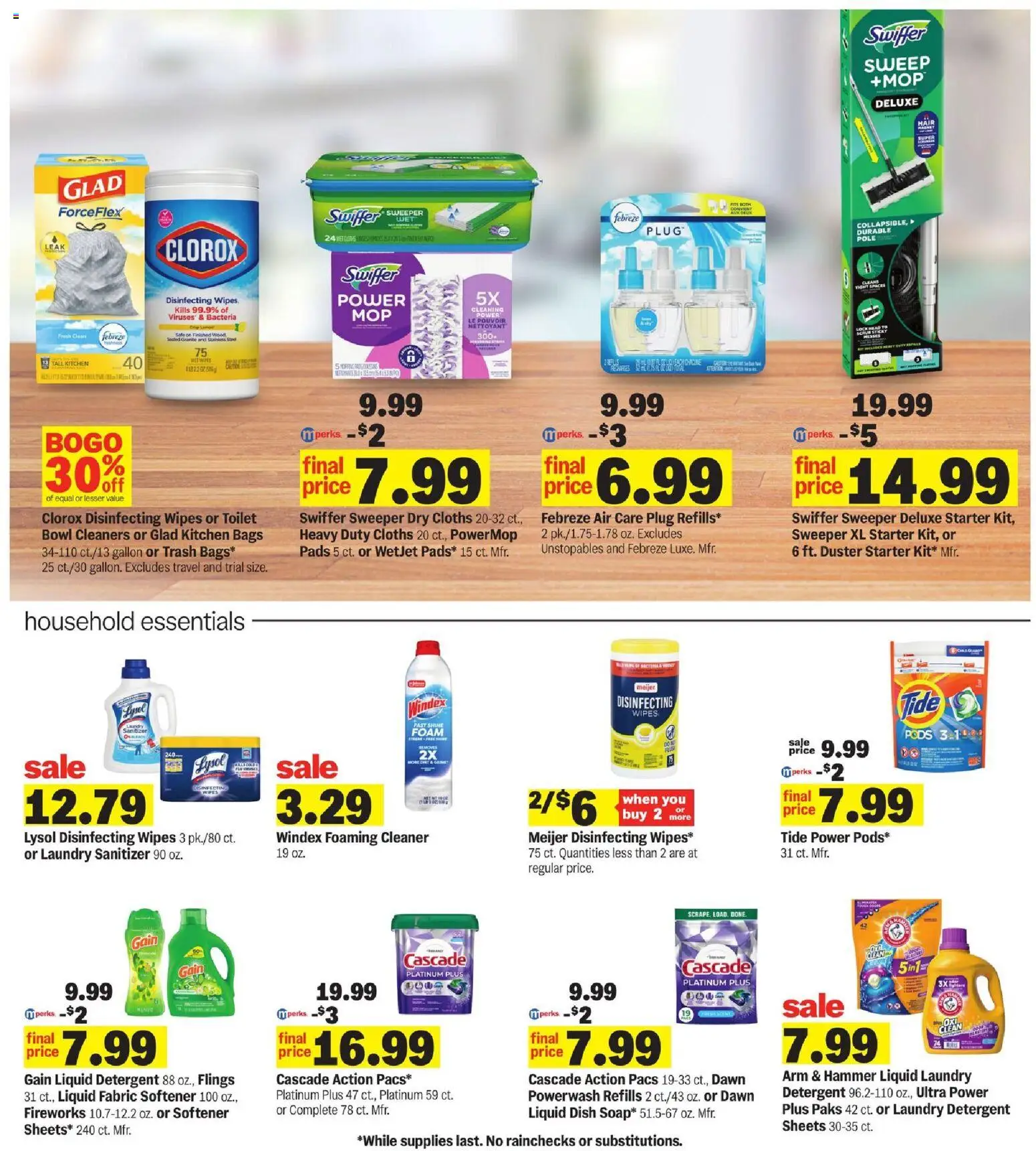Meijer Weekly Ad - valid from 15.04.2026 | Page: 21 | Products: Rice, Detergent, Pads, Starter