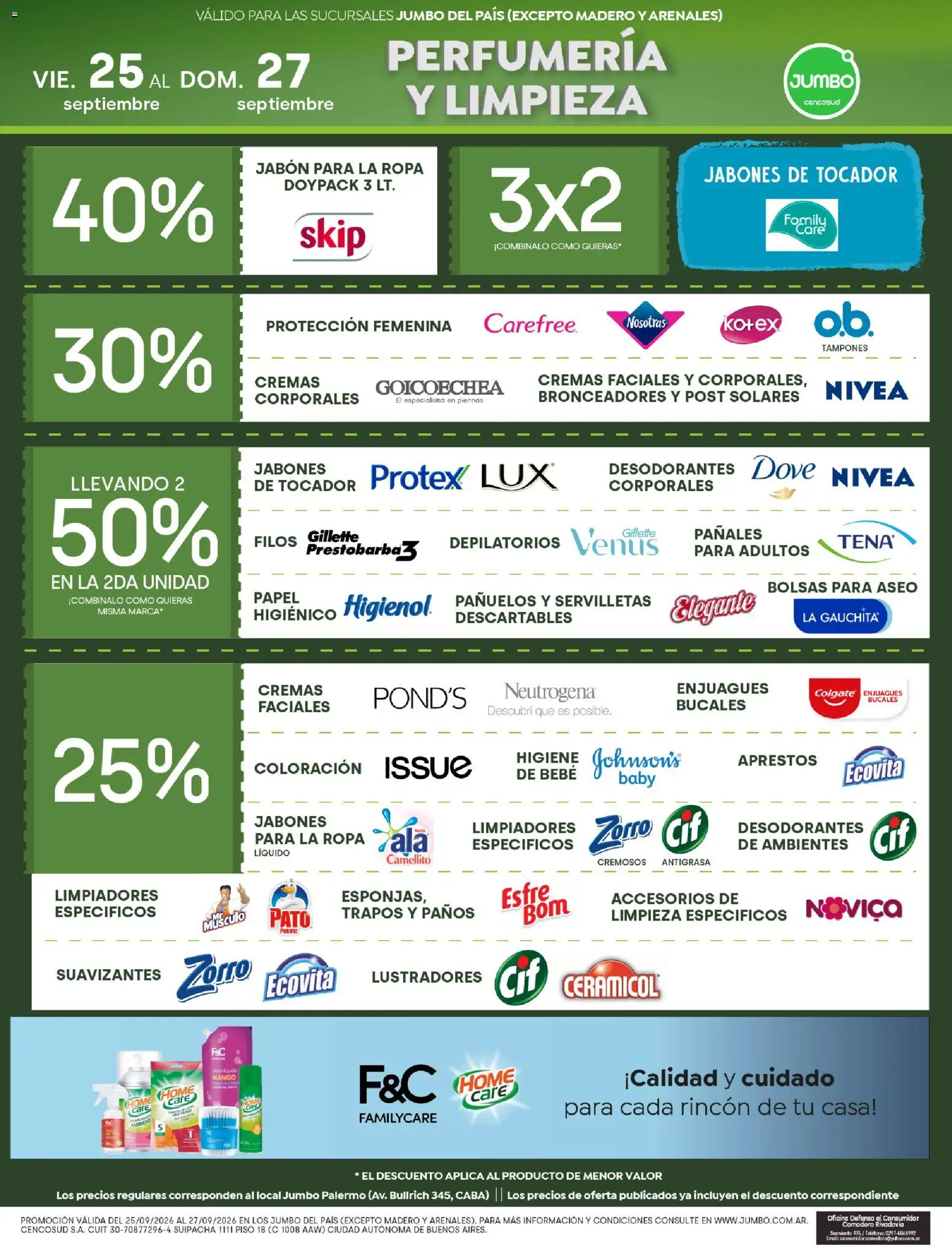 Jumbo - Ofertas | Bs As │ válido desde el 25/09/2026 | Página: 7 | Productos: Papel higiénico, Jabón, Ropa, Mango
