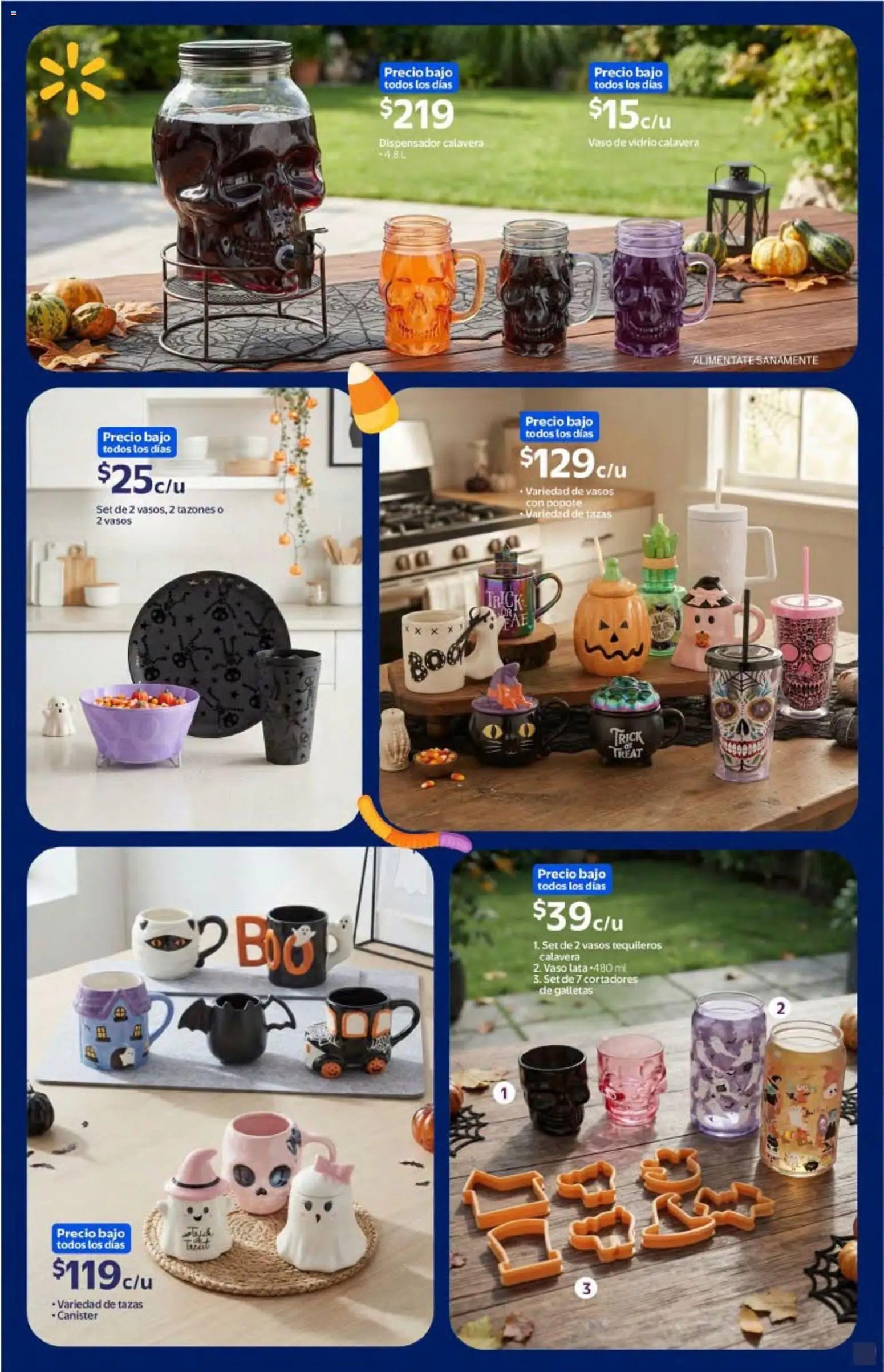 Nuevas ofertas de Walmart válidas en toda la República Mexicana desde el 01/10/2026. ¡Encuentra las mejores ofertas en Walmart folleto Halloween! | Página: 29