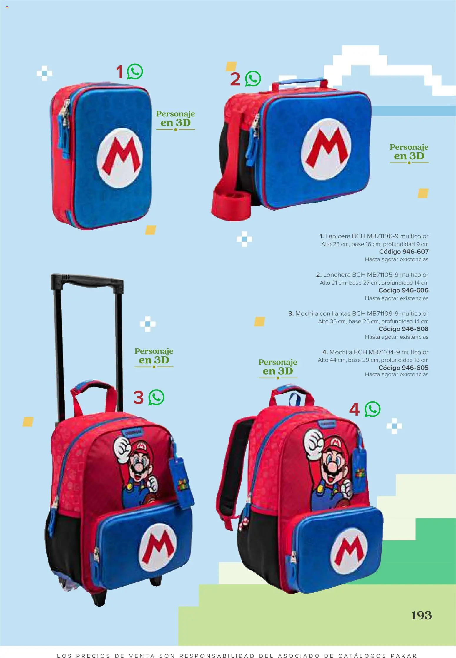 Nuevas ofertas de SC Pakar válidas en toda la República Mexicana desde el 31/07/2026. ¡Encuentra las mejores ofertas en SC Pakar catálogo Ropa! | Página: 193 | Productos: Mochila