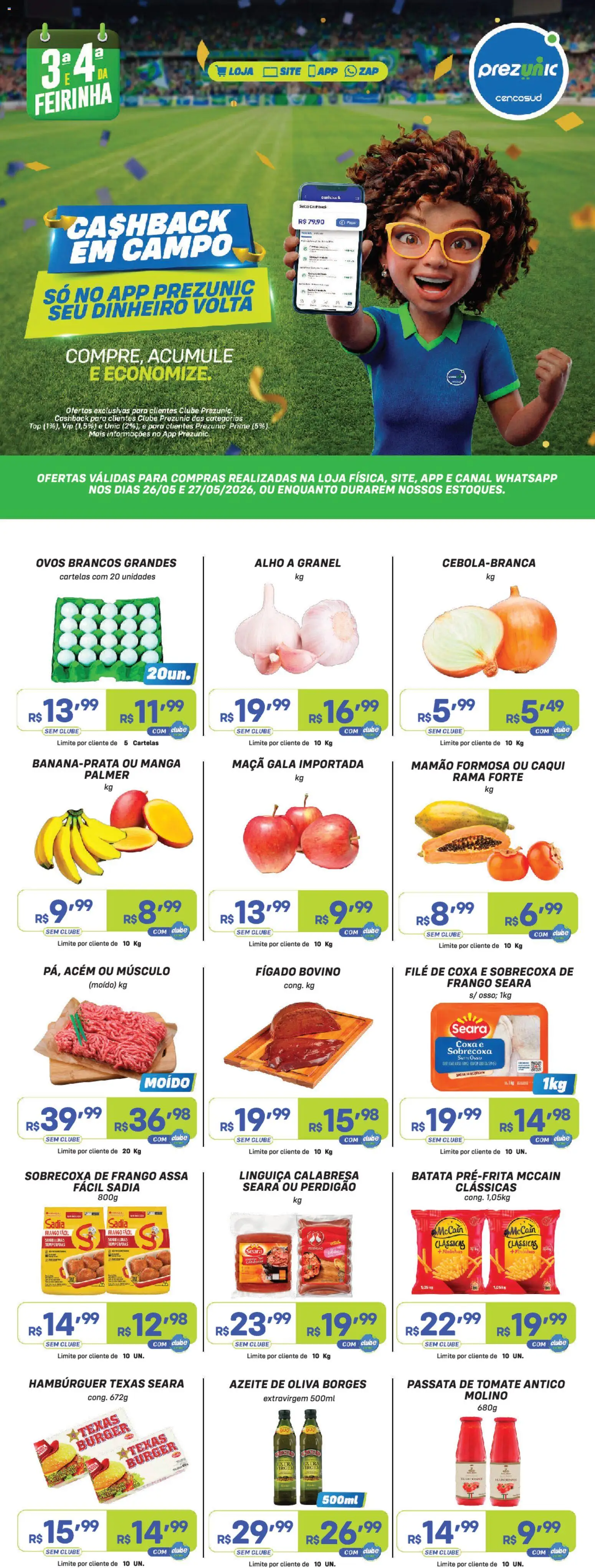 Prezunic ofertas de 26/05/2026 ? Não perca as melhores promoções! | Brasil