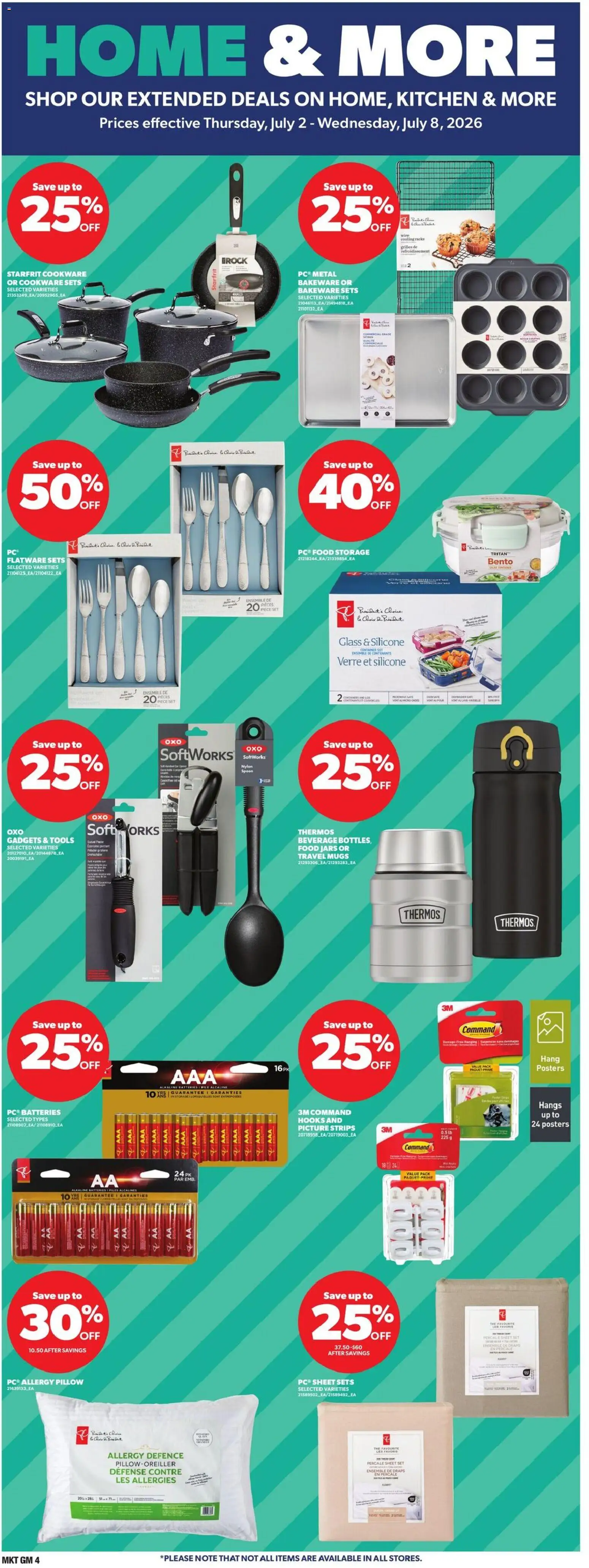 Loblaws flyer valid from Jul 2, 2026 | Page: 14 | Products: Pillow