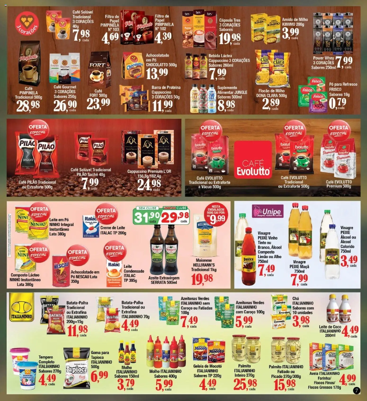 Supermercados Unidos Folheto - válido de 16.06.2026 | Página: 7 | Produtos: Azeitonas, Flocos, Batata, Barra de proteína