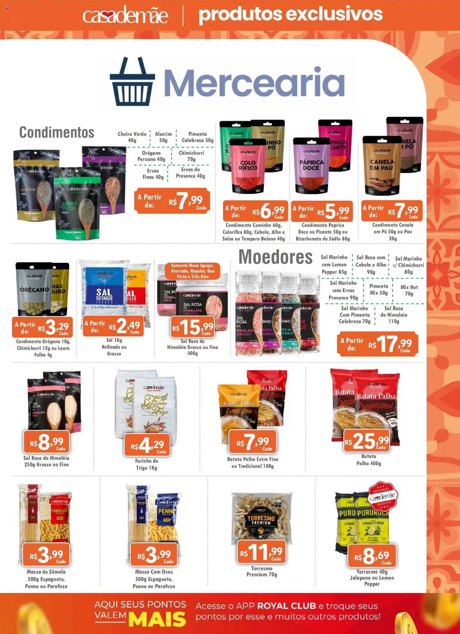 Royal Supermercados Folheto - válido de 08/09/2026 | Página: 3 | Produtos: Cebola, Pimenta, Batata palha, Doce