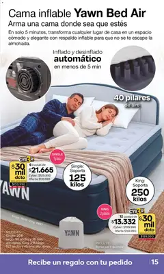 A3D Ofertas válido desde el 07.06.2026 | Página: 15 | Productos: Cama, Sobre, Té, Bolso