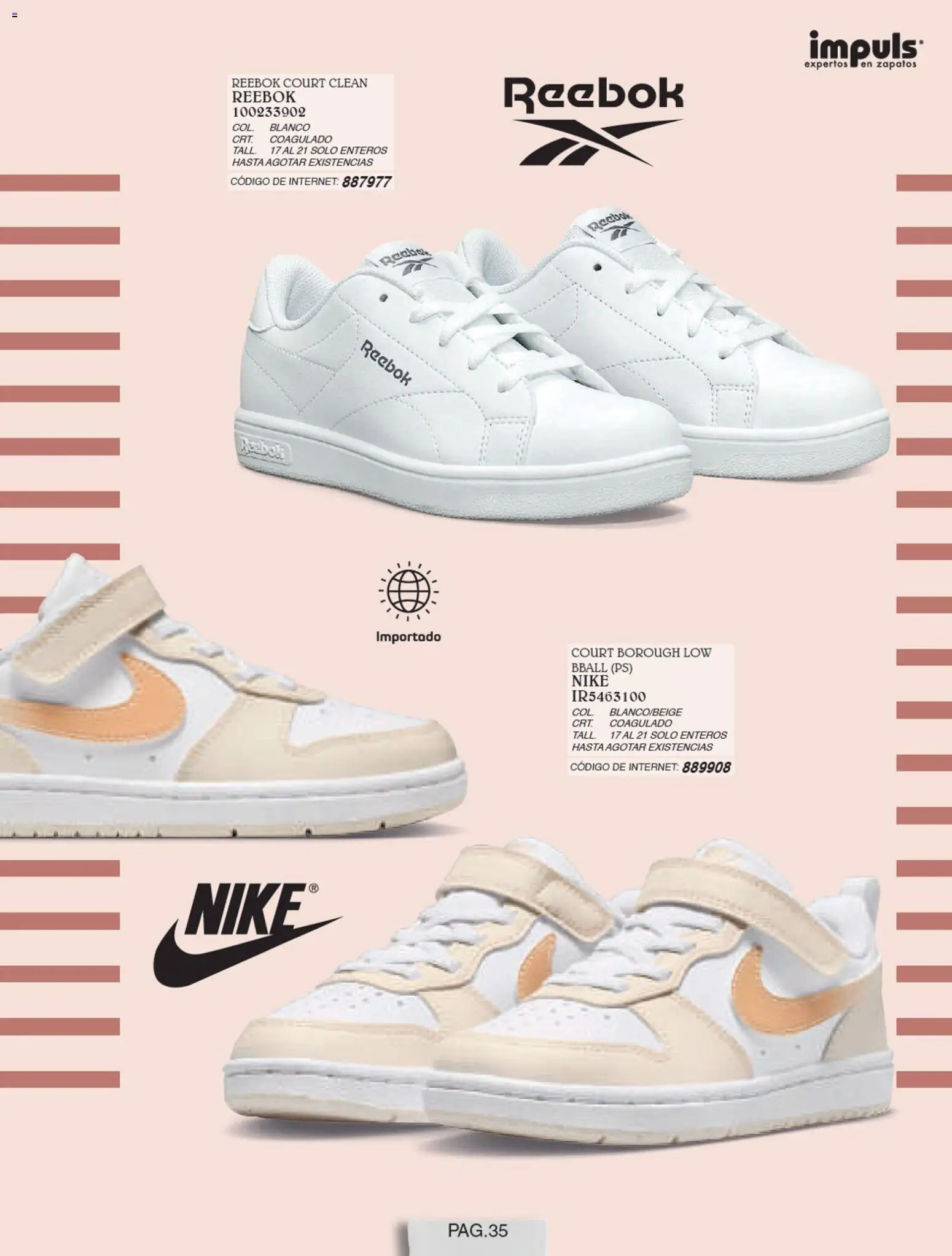 Nuevas ofertas de Impuls válidas en toda la República Mexicana desde el 01/07/2026. ¡Encuentra las mejores ofertas en Impuls catálogo Niña! | Página: 37 | Productos: Zapatos