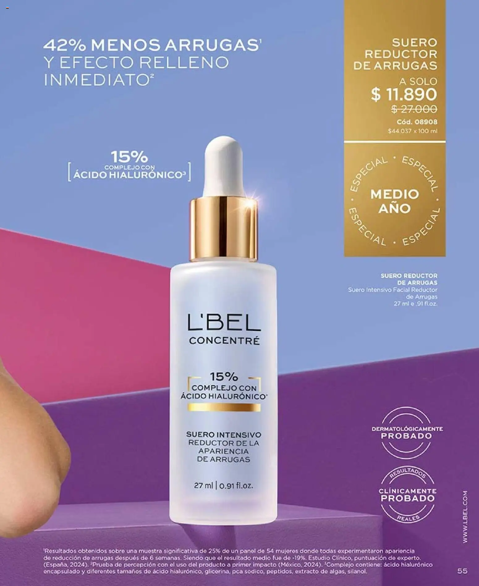 Catálogo L'Bel Campaña 11 │ válido desde el 15.06.2026 | Página: 55 | Productos: Sobre