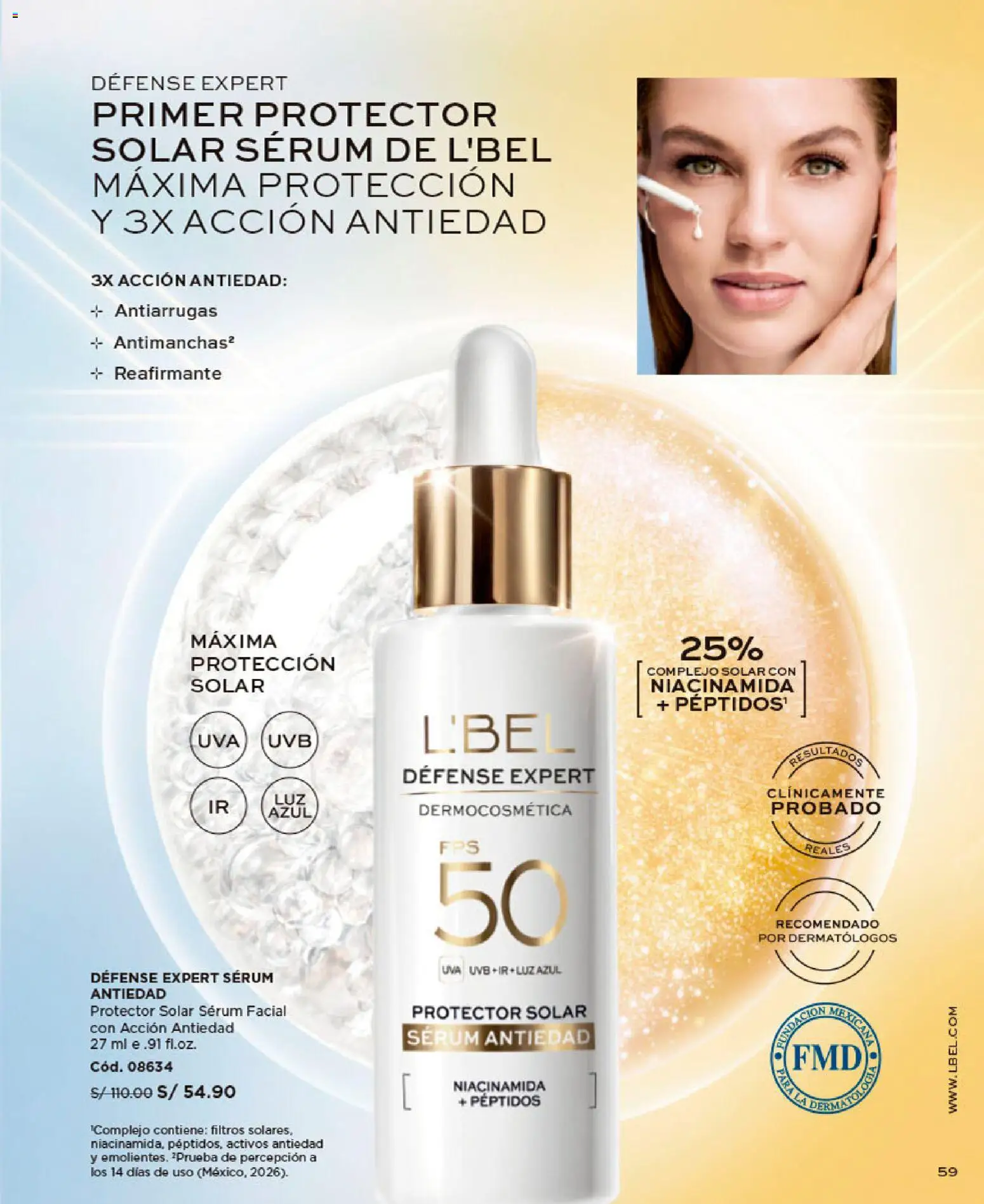 Catálogo L'Bel válido desde 09/09/2026 | Página: 59 | Productos: Protector solar