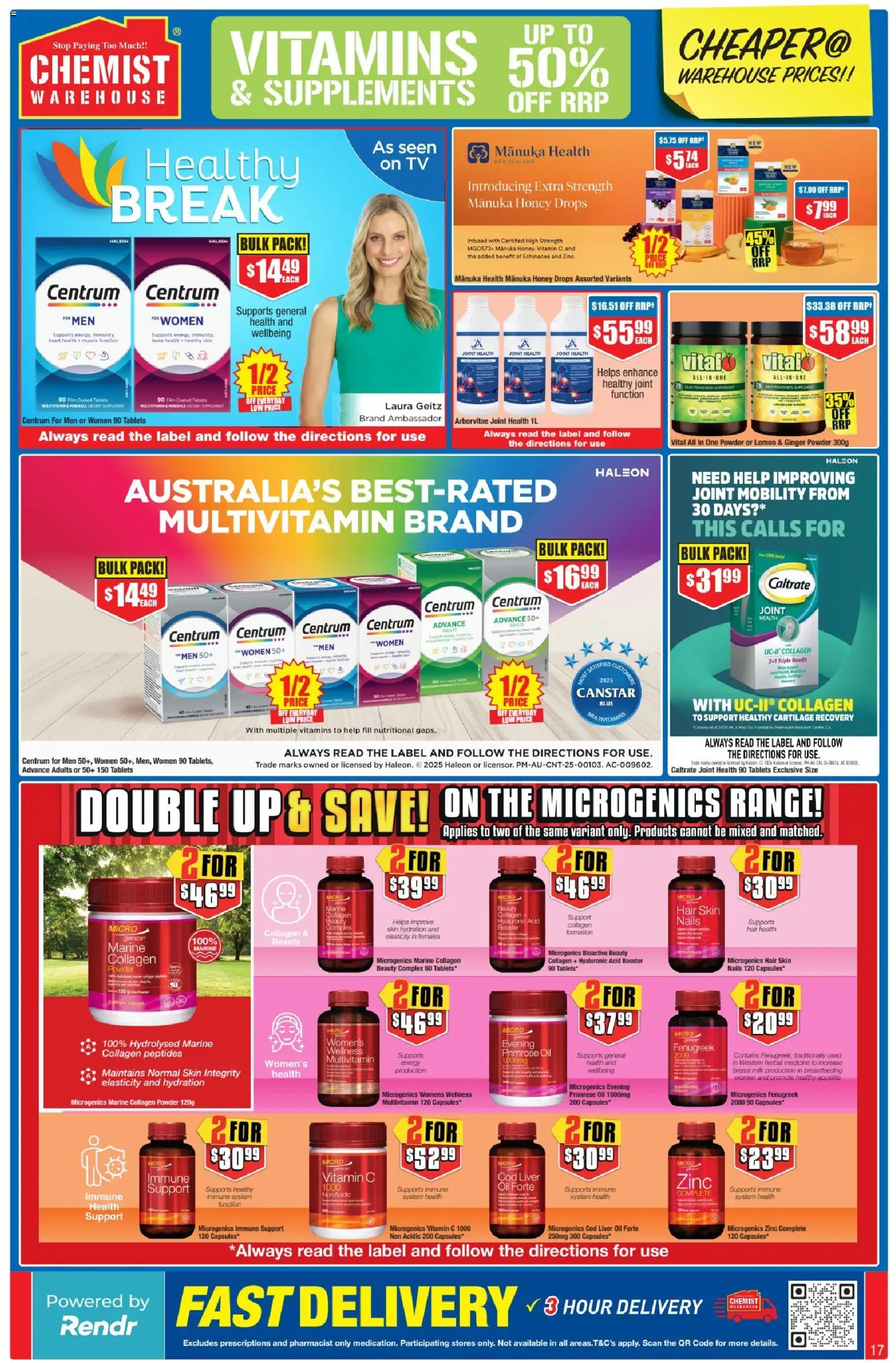 Chemist Warehouse catalogue - valid from 23.04.2026 | Page: 17 | Products: Powder, Ginger, Tv, Collagen