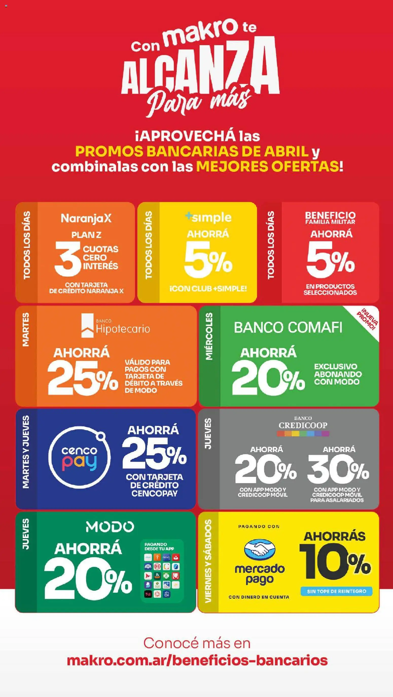 Makro ofertas │ válido desde el 30.04.2026 | Página: 4 | Productos: Movil, Banco, Té