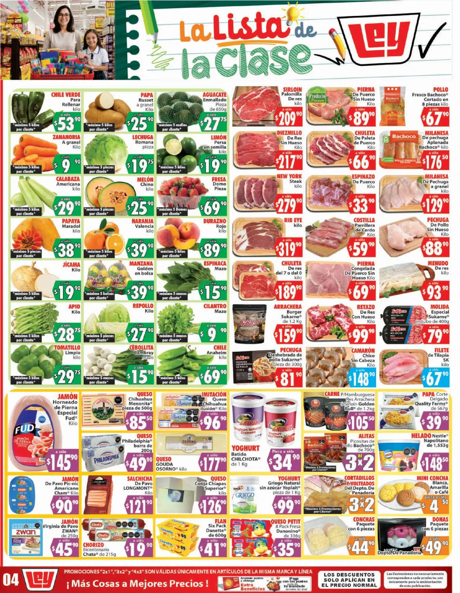 Nuevas ofertas de Casa Ley válidas en toda la República Mexicana desde el 08/08/2026. ¡Encuentra las mejores ofertas en Casa Ley folleto Autoservicio! | Página: 1 | Productos: Azúcar, Steak, Espinaca, Mallas