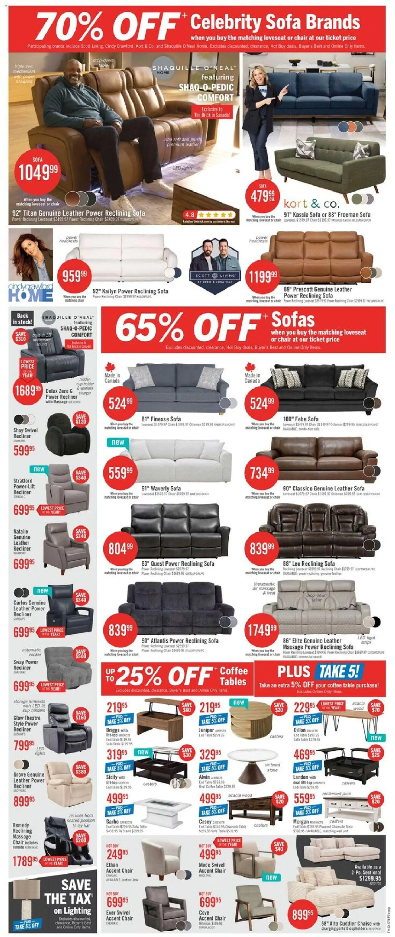 The Brick flyer valid from Oct 22, 2026 | Page: 3