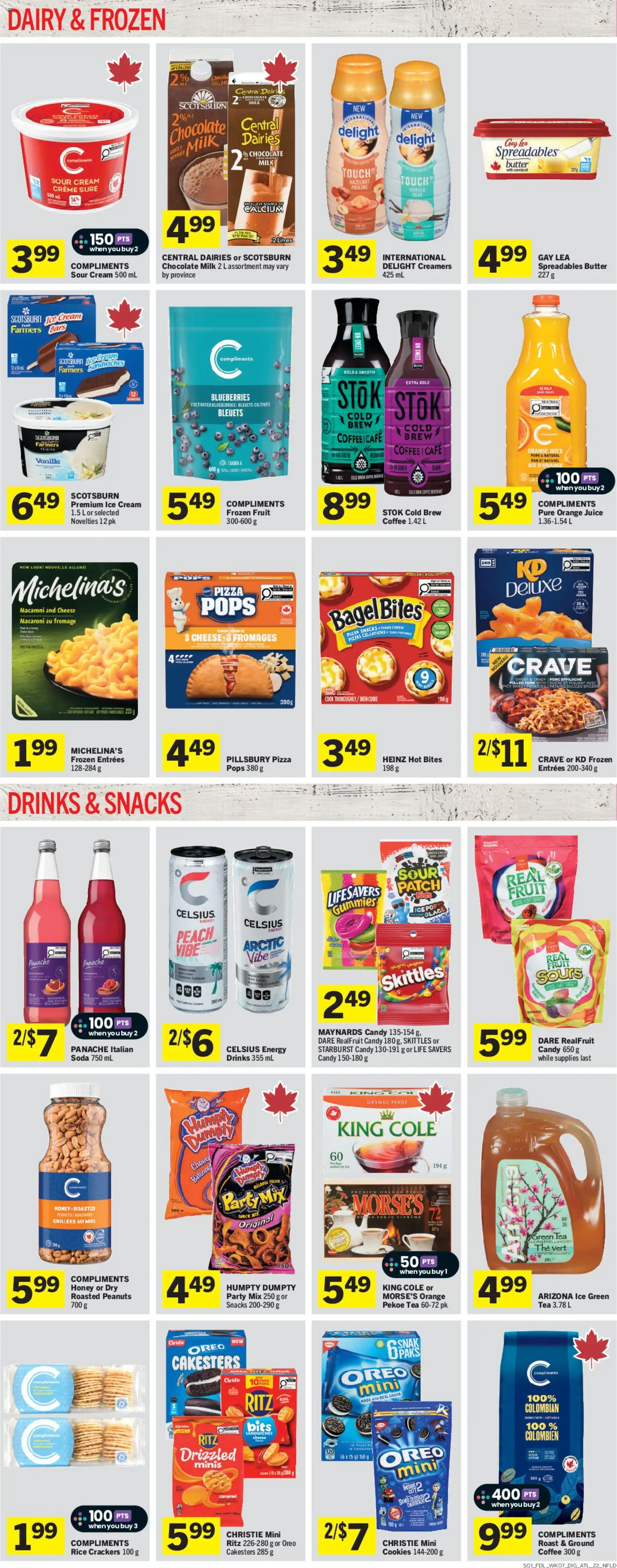 Foodland flyer valid from 11.06.2026 | Page: 5 | Products: Cream, Milk, Coffee, Pizza