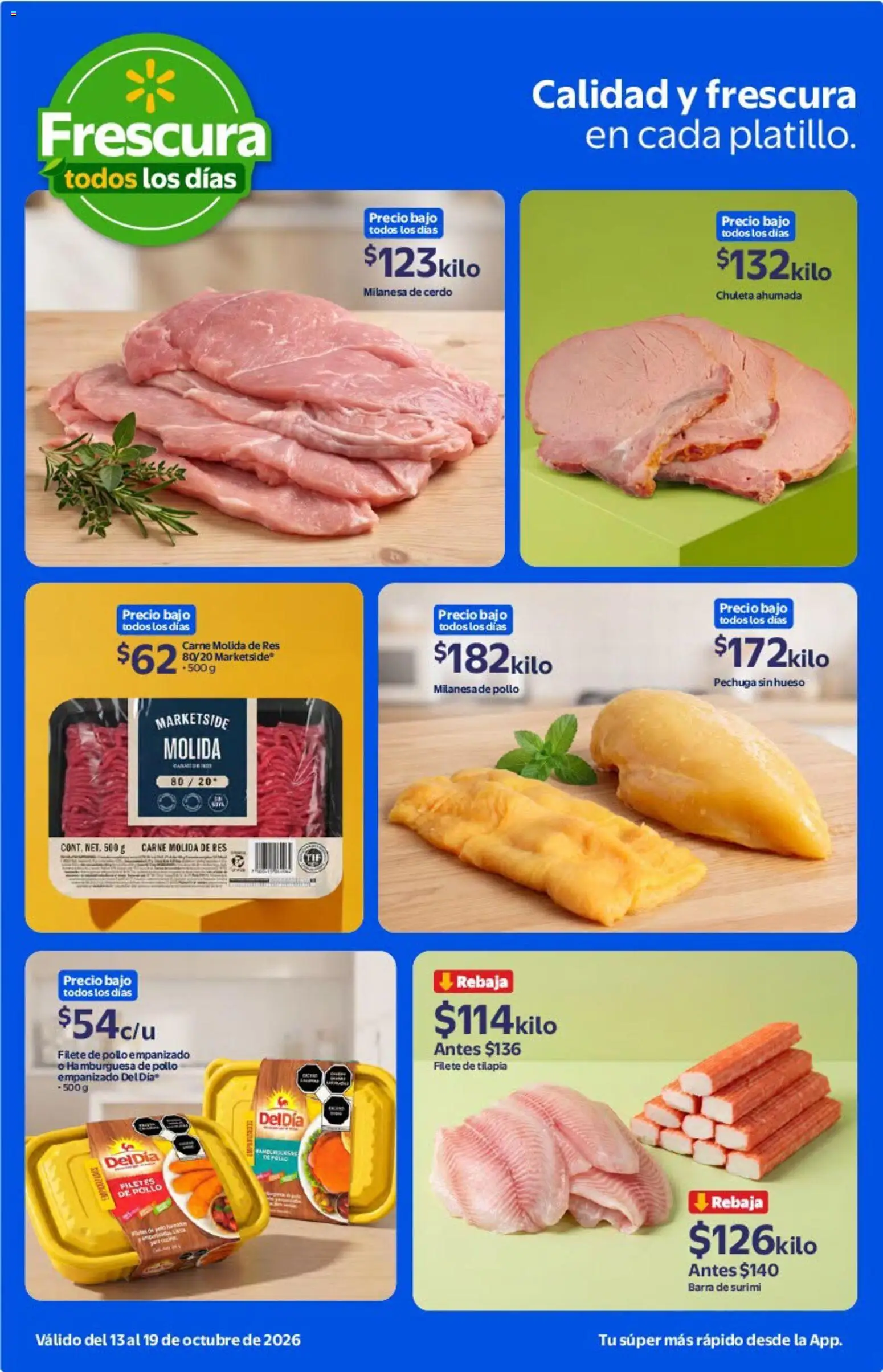 Nuevas ofertas de Walmart Express válidas en toda la República Mexicana desde el 13/10/2026. ¡Encuentra las mejores ofertas en Walmart Express folleto Calidad y frescura a precios bajos todos los días.! | Página: 3