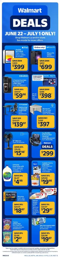 Preview of Walmart Deals from shop Walmart valid from Jun 22, 2026