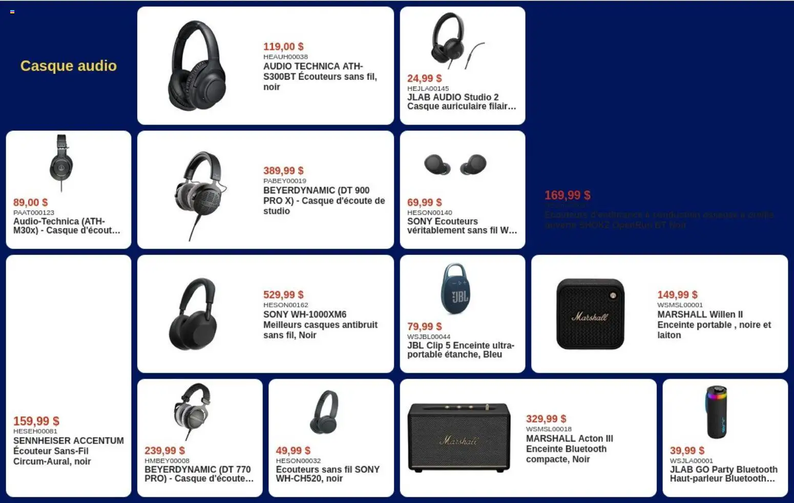 Canada Computers flyer valid from Sep 8, 2026 | Page: 6 | Products: Audio