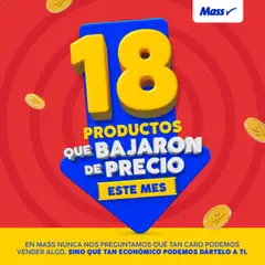 Vista previa de folleto Mass catálogo de la Mass válido desde 15/09/2026