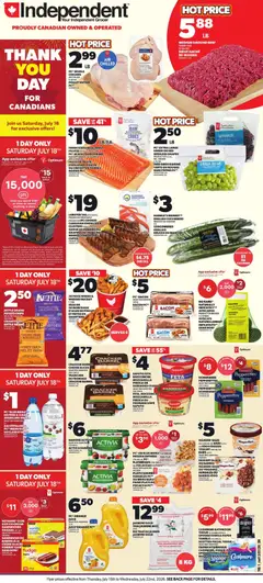 Preview of Independent Grocer weekly flyer / circulaire from shop Independent Grocer valid from Jul 16, 2026