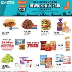Preview of Fareway weekly ads valid from 08/03/2026